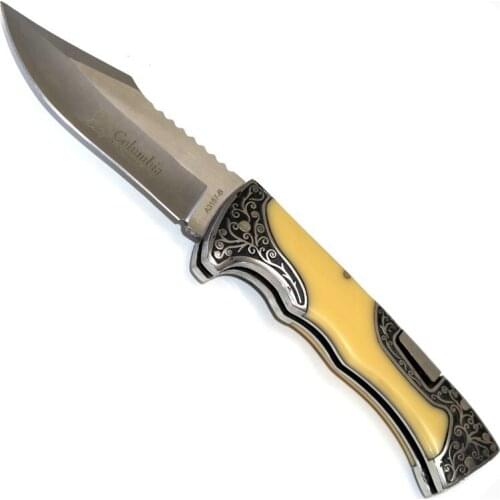 Knife Steel Blade Folding Pocket Tactical Survival Camping EDC Tools Combat Military Hunting Sharp DefensiveCutting