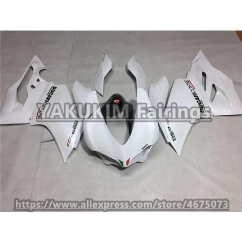 Motorcycle Fairings For Ducati 1299 959 Panigale 2015 2016 2017 2018 ABS Injection Molded Complete Bodywork Kit white Custom