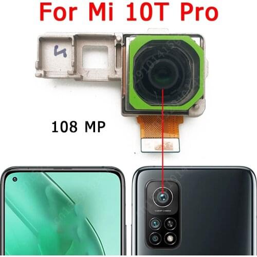 Original Rear Back Camera For Xiaomi Mi 10T Pro Main Backside View Big Camera Module Flex Replacement Repair Spare Parts