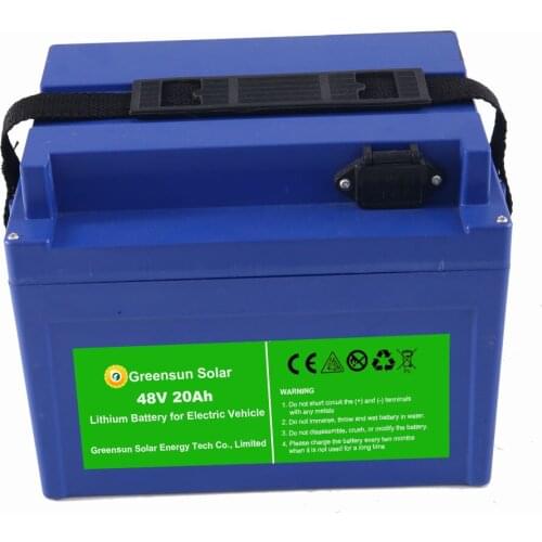 Rechargeable lithium ion battery 36v 48v 60v 72v 20ah lithium battery
