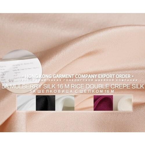 Pearlsilk 16momme Crepe de chine Silk 100% 5A Level Silk Materials Summer Shirt Dress DIY clothes fabrics Freeshipping
