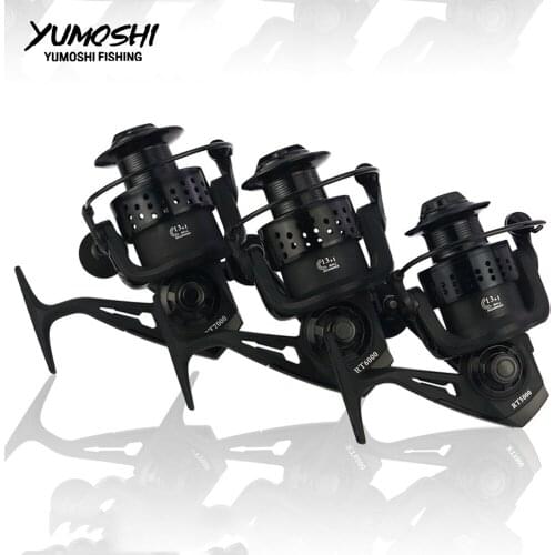 SIECHI Fishing Reel All Metal Spool Spinning Reel 8KG Max Drag Stainless Steel Handle Line Spool Saltwater Fishing Accessories