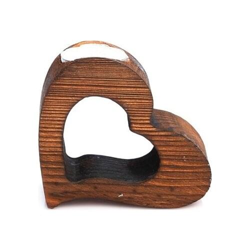 Pony Bed Wood Decorative Heart 2 Letter candle holder candle and candlestick свеча и подсвечник vela y candelero