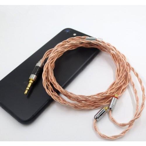 ZSFS 7N Pure Silver + Single crystal copper Earphone DIY Custom Cable for SE215 SE315 SE535 SE846 UE900 N3AP 300AP W40 Earphone