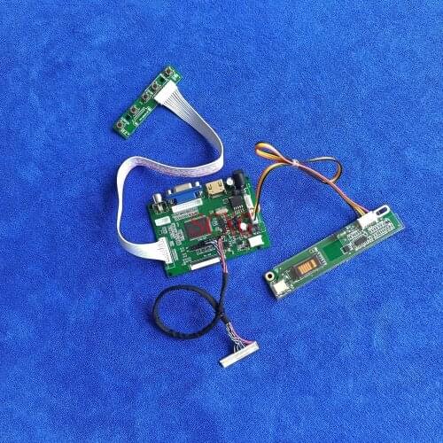 1280*800 LCD controller drive board VGA 2AV HDMI-compatible LVDS 30-Pin DIY Kit Fit LTN154AT09/LTN154AT10 display 1-CCFL matrix