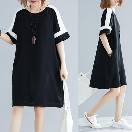 2020 New Arrive Summer Maternity Dress Woman Straight Chiffon Large Size Dresses Pregnant Woman Dress MD-02181
