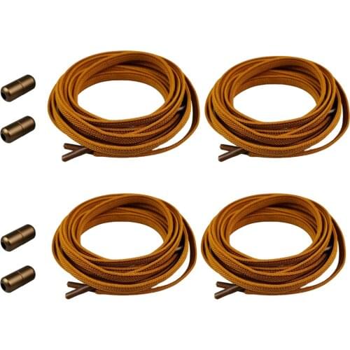 4pcs Without Ties With Buckles Accessories Easy Use Portable Universal Adjustable Quick Release Elastic Shoelaces For Trainers