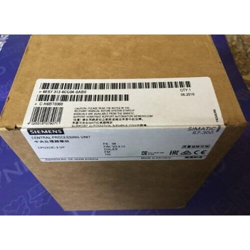 6ES7313-6CG04-0AB0 SIMATIC S7-300 CPU 313C-2 DP Compact CPU with MPI, 16 DI/16 DO