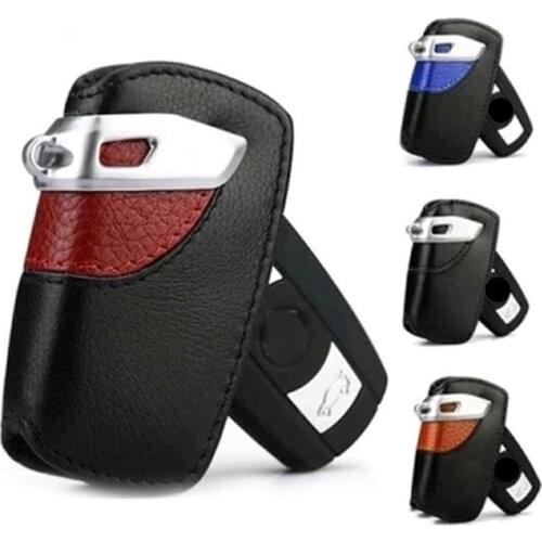 Genuine Leather Car Key Cover Case Holder for BMW GT7 NEW 5 Series X3 116I 118I