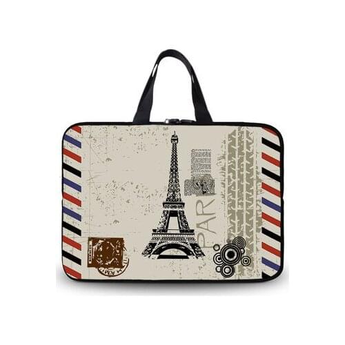 Paris laptop sleeve case for MacBook Pro16, Air 13.3 iPad Pro12.9,11",11.6",12",14",15"15.4,15.6 Xiao mi notebook waterproof bag