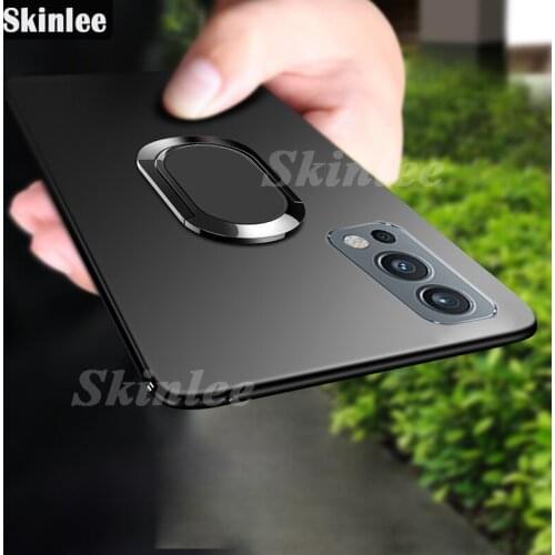 Skinlee For OnePlus Nord 2 5G Case Full Protection Soft Silicone With Ring Cover For One Plus Nord CE N200 Shockproof Phone Case