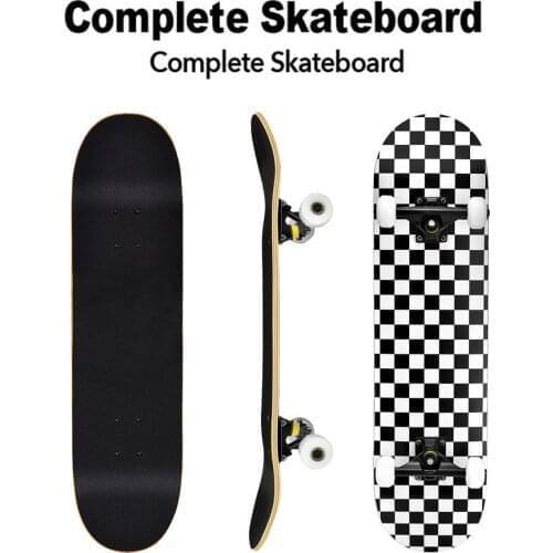 Children Skateboard Audlts Double Upright Four Wheel Deck Board LongBoard Teenager Four Wheel Brush Street Board Outdoor Sports