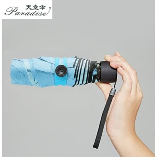 Travel Umbrella - Compact Umbrella 6 Ribs Portable Sun&Rain 205g Windproof 18 CM Length 95% UV Protection for Men Women Kids