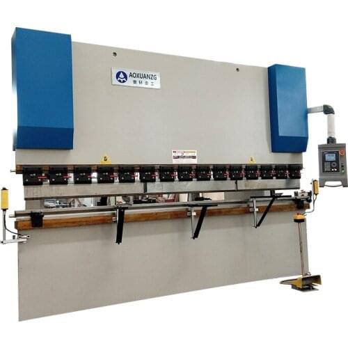 Electro-Hydraulic Press Brake WC67K Sheet Metal Folding Machine With DELEM 41S