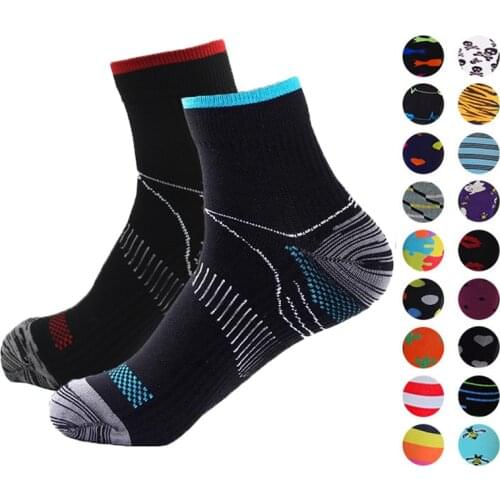Plantar Fascia Mens and womens Compression Short Socks Sweat- Absorbent Deodorant Breathable Sports Running Pressure Socks