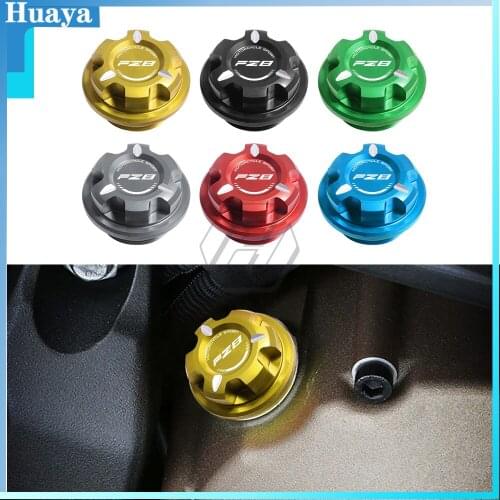 Motorcycle Engine Oil Cap Bolt Screw Filler Cover Case for Yamaha FZ8 FAZER 2010-2016