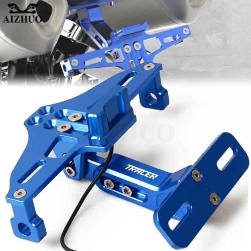 Motorcycle Adjustable License Number Plate Frame Holder Bracket FOR Yamaha MT09 MT-09 MT 09 MT-07 MT 07 MT07 MT-10 MT 10 TRACER