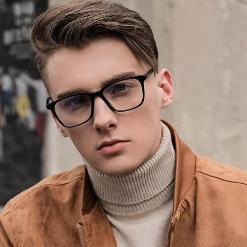 WackSaria Mens Glasses Blue Light Blocking Classic Vintage Frame Transparent Lens Clear Reading Glasses Eyewear