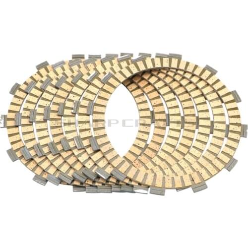 Engine Carbon Fibre impregnated Clutch Friction Plates Kits For YAMAHA Vstar Drag Star XVS650 WR250 YZ250 MT-07 FZ07 FZ8 FZ8N