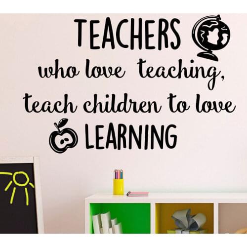 LEARNING Wall Stickers Reading Room Library Interior Housewares Design Bedroom Decor Vinyl Decals Removable Mural 3628
