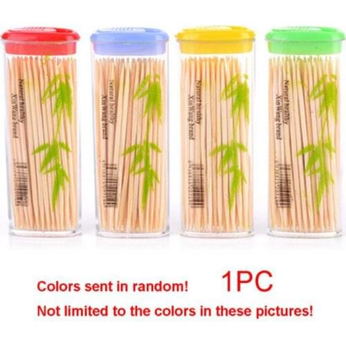 100PCS/ Box Disposable Wood Dental Natural Bamboo Toothpick For Home Restaurant Hotel Products Toothpicks Tools