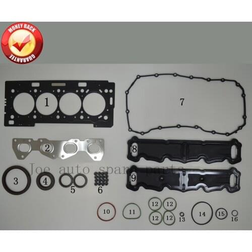 TU5JP4 TU5JP4B N6A NFR NFU Engine Full gasket kit for Peugeot 206 207 308 Grand Paid Citroen C4 Berlingo 1.6L 1587CC 52273100