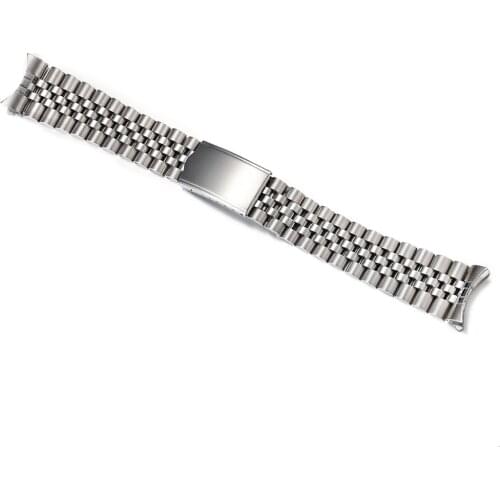 18mm 19m 20mm Jubilee Watch Band Bracelet Strap Fit For Rolex Seiko5 Watch