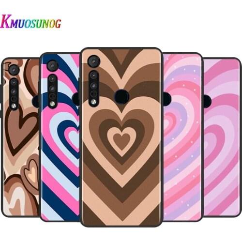 Cute Love Coffee Latte For Motorola G9 G8 G Stylus Power One Fusion Hyper Edge E7 E6 5G Plus Play Lite Silicone Phone Case