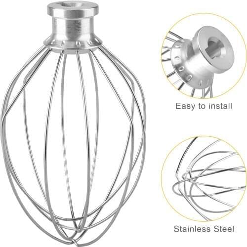 Replacement Wire Whip Is Designed Wire Whip Eggs Ball 6-Wire Whip Stainless Steel 1pc Fit Models Balloon Wire Whip Blender Mixer
