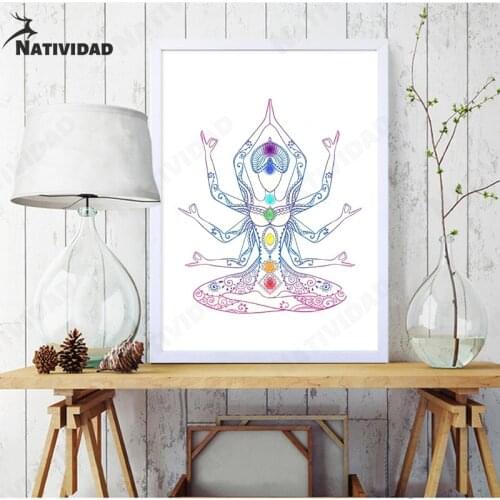Modern Religious Art Painting Canvas Painting Decor Thousand Hand Art Religious Poster Living Room Bedroom Home Decoration Wall