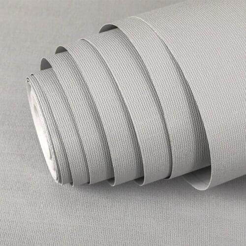 Modern Textured Wallpaper White Grey Beige Solid Color Wall Paper Bedroom Living Room Home Decor Self-adhesive Wallpaper