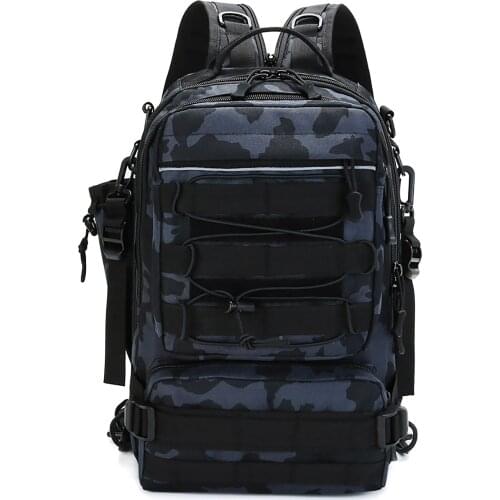 Tactical Backpack Military Assault Bag Outdoor Sports Rucksacks Water-Resistant Fishing Gear Bag for Trekking Camping Hunting