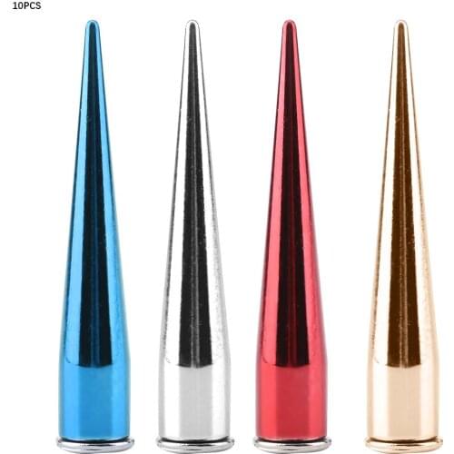 7mm 10 Sets Metal Spike Rivets and Studs Screw Back Leather Craft Repairs Studs for DIY Leather Craft