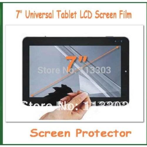 10pcs 7 inch Universal Clear LCD Screen Protector Protective Film for MID Tablet PC GPS PDA MP4 NOT Full-Screen Size 155x92mm