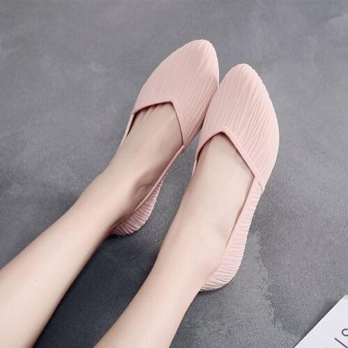 WomanMesh Candy Color Shoes Lightweight Flat Shallow Female Footwear Casual Fashion Comfortable Ladies Shoe 2021 New Plus Size