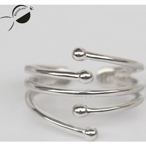 Kissilver Romantic 925 Sterling Silver Vintage Elegance Ring For Women With Clear CZ Luxury Engagement Ring S925 Fine Jewelry