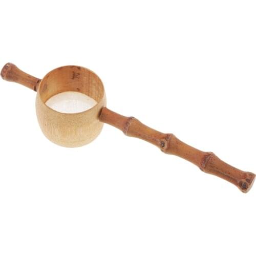 Bamboo Tea Strainer Infuser Tea Filter Mesh Spoon Loose Tea Leaf Tea Set