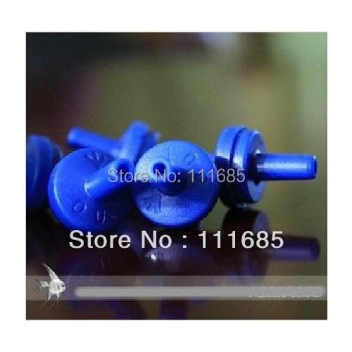 Free shipping, 500pcs Blue Plastic Non-return Check Valves for Aquarium Air Pump,Use for Fish Tank/Aquarium
