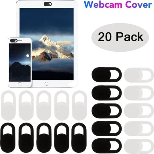 20 Pcs Webcam Cover Privacy Protective Cover for iphone Laptop Camera Web PC Tablet Smartphone Universal Shutter Privacy Sticker