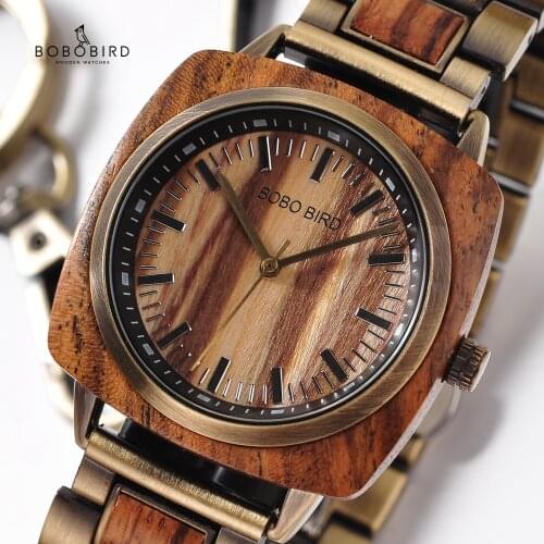 BOBO BIRD Top Brand Wood Watch Men Women Wristwatch Waterproof Luxury Classic Wooden Colck Relogio Masculino L-T06 With Gift Box