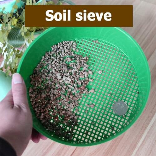 Home Garden Flower Plant Nursery Tools Plastic Soil Sieve Stone Sifting Filter Home Garden Flower Plant Nursery Tools