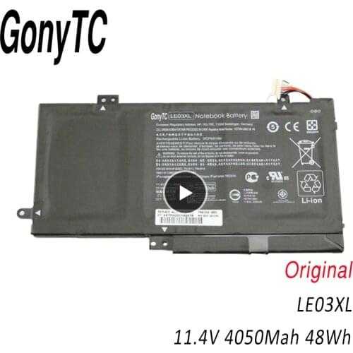 GONYTC LE03XL Battery For HP ENVY X360 M6-W102DX W102DX 796356-005 HSTNN-YB5Q HSTNN-UB60 HSTNN-UB6O HSTNN-YB5Q /PB6M