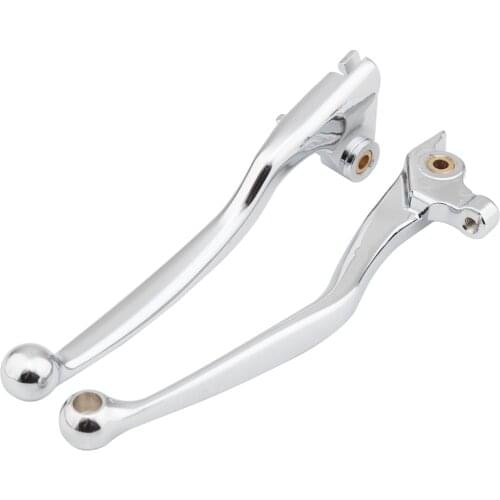 Motorcycle Chrome Brake Clutch Lever Aluminum Hand Control Lever For YAMAHA XVS650 XVS400 Dragstar 1997-2002