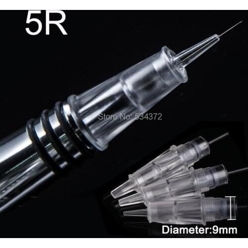 5RL*50pcs Eyebrow Lip Needle CHARMANT Permanent Makeup Machine Tattoo Needles (9MM)