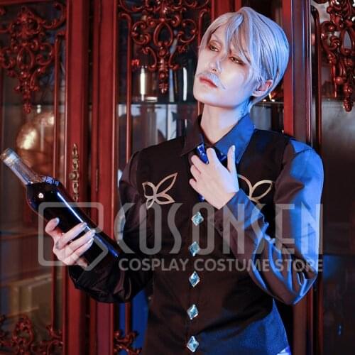Fate/Grand Order James Moriarty FGO Sprite Cosplay Costume Gray Collar COSPLAYONSEN Custom Made