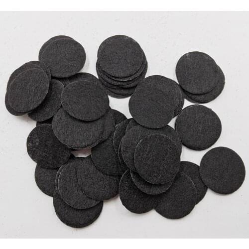 2000pcs/lot 2.5cm Round Felt fabric pads accessory patches circle felt pads, fabric flower accessories