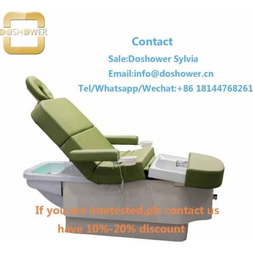 Salon and spa furniture with massage bed foot spa for pedicure massage bed