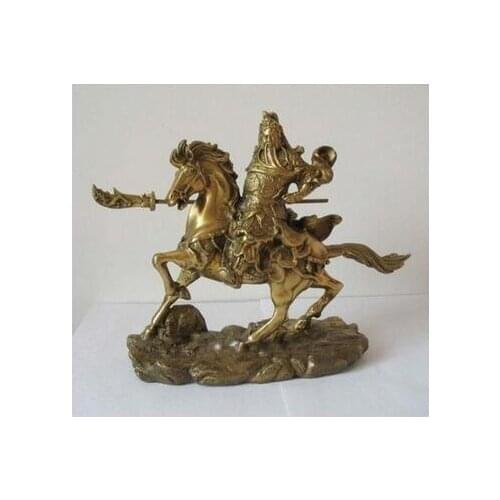 Copper Brass Exquisite Home Metal Crafts Chinese bronze brass Copper crafts decoration on horse Statue