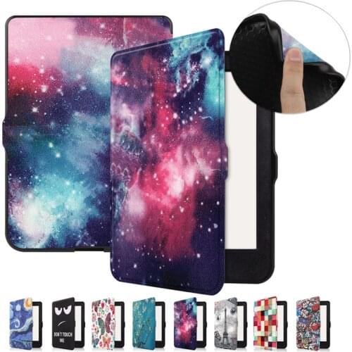 Cute Case For All-new Kobo Nia Case Smart eBook Cover TPU Leather Case Funda For Kobo Nia Cover Hoesje Auto Sleep/Wake up