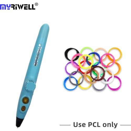 Myriwell 3D Pen support 1.75mm PCL Filament RP-200A DIY Creative Toy Gift For Kids Design USB Charging 3D Printing Pen